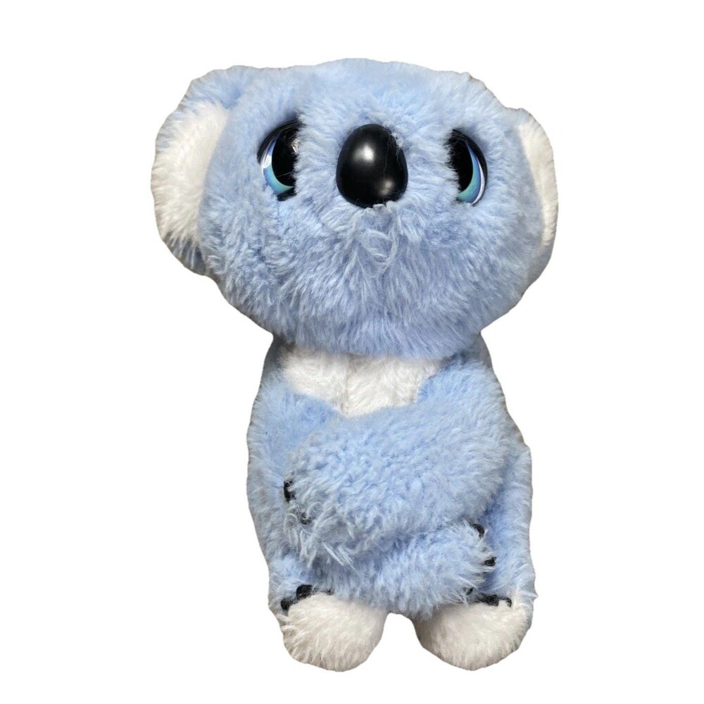 My Fuzzy Friends Interactive Koala 10" Plush Toy Blue Snuggles Hug Working